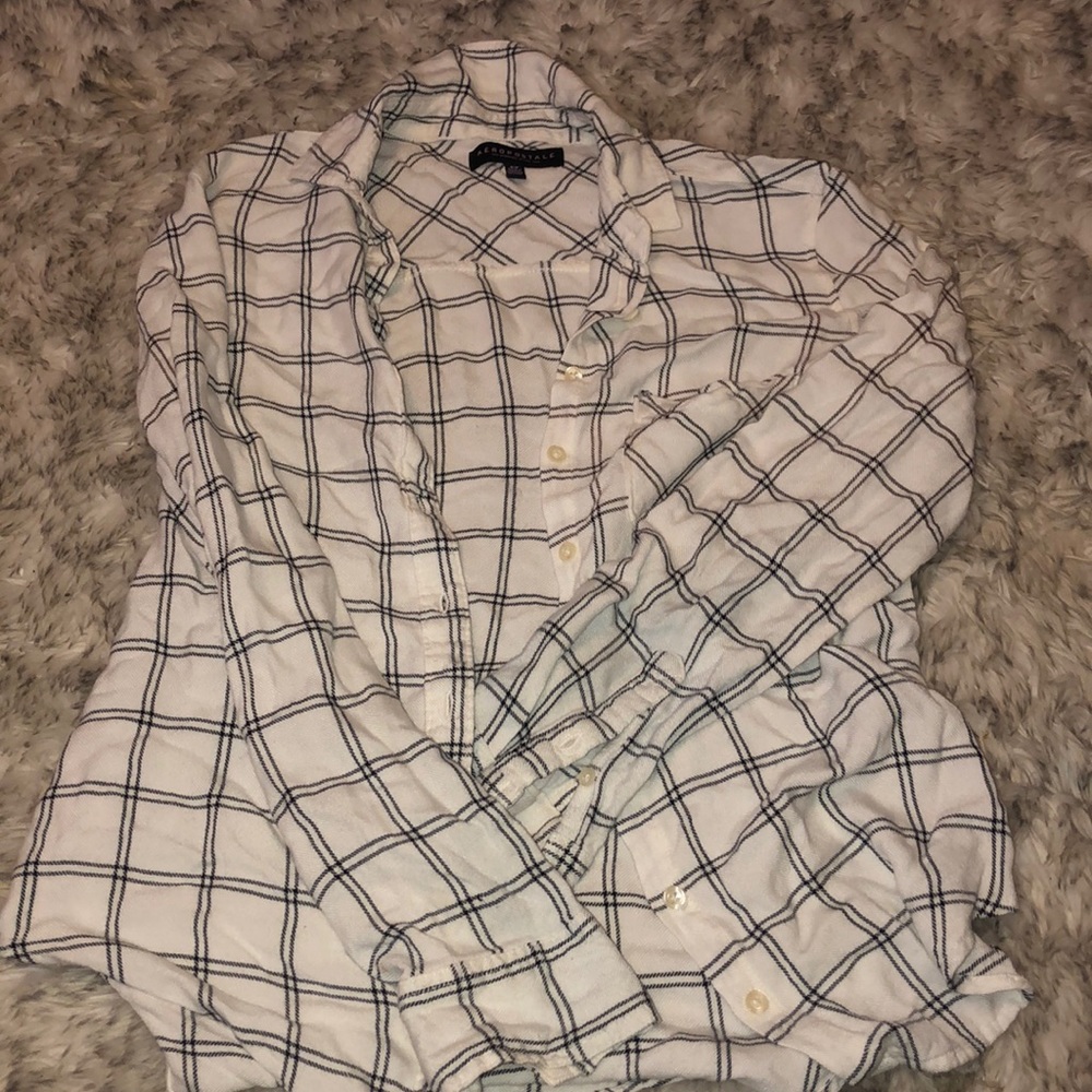 Plaid Aeropostale top
